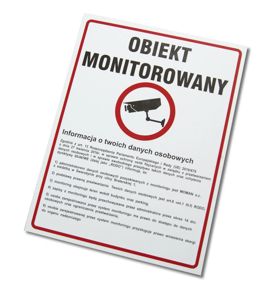 RODO Monitoring CCTV kamerawdomu.pl