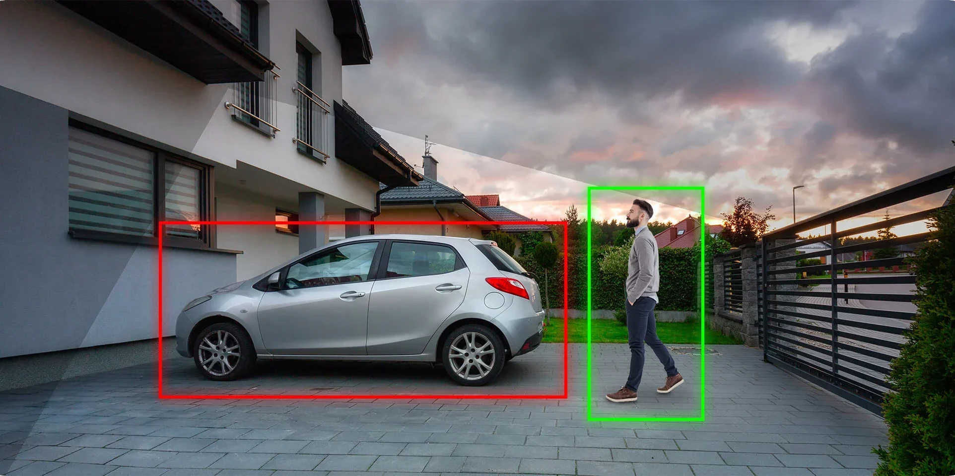 Kamera IP Hikvision AcuSense DS-2CD2343G2-LI(2U) - 4 MP, Smart Hybrid Light 30 m, WDR 120 dB, mikrofon, IP67, PoE technologia acesense